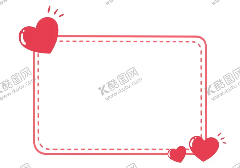 编号：65679005080021279773【酷图网】源文件下载-爱心边框