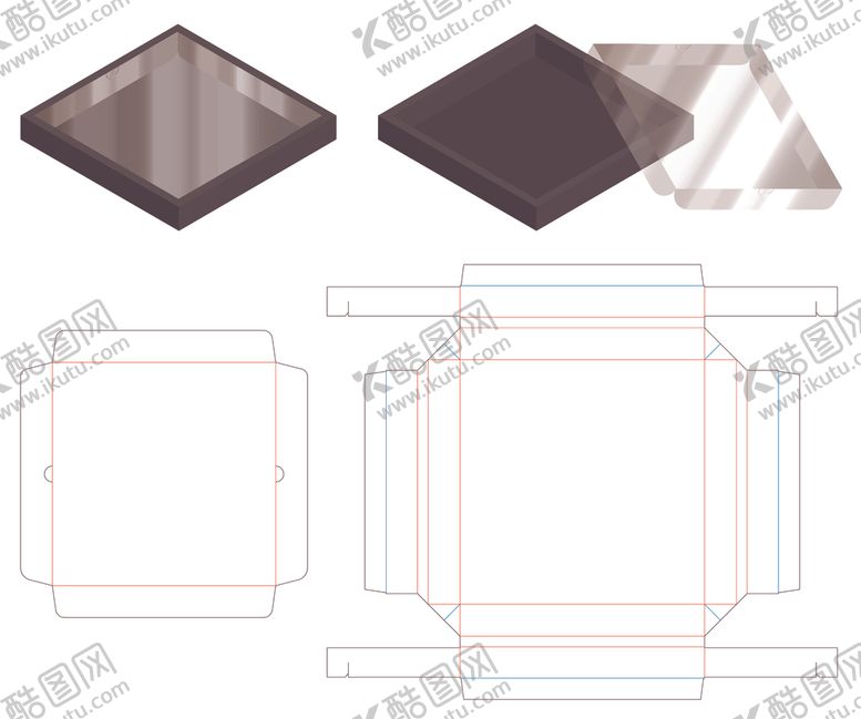 编号：83899210081406553501【酷图网】源文件下载-纸质包装盒刀模设计图