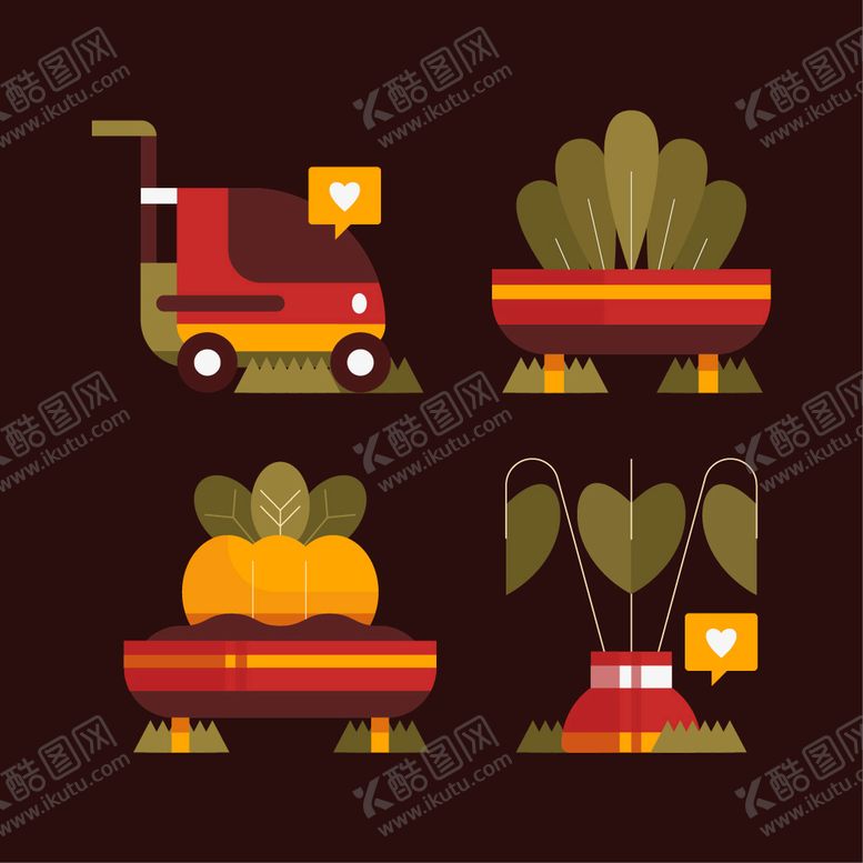 编号：92073110081953044930【酷图网】源文件下载-植树节插画