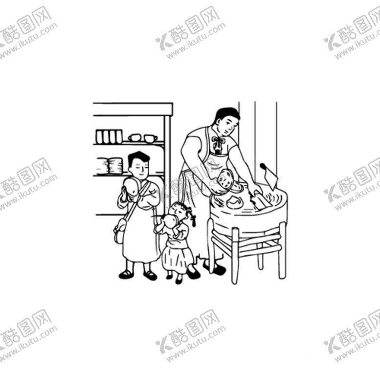 编号：80041509090343139528【酷图网】源文件下载-传统美食肉夹馍AI文件素材