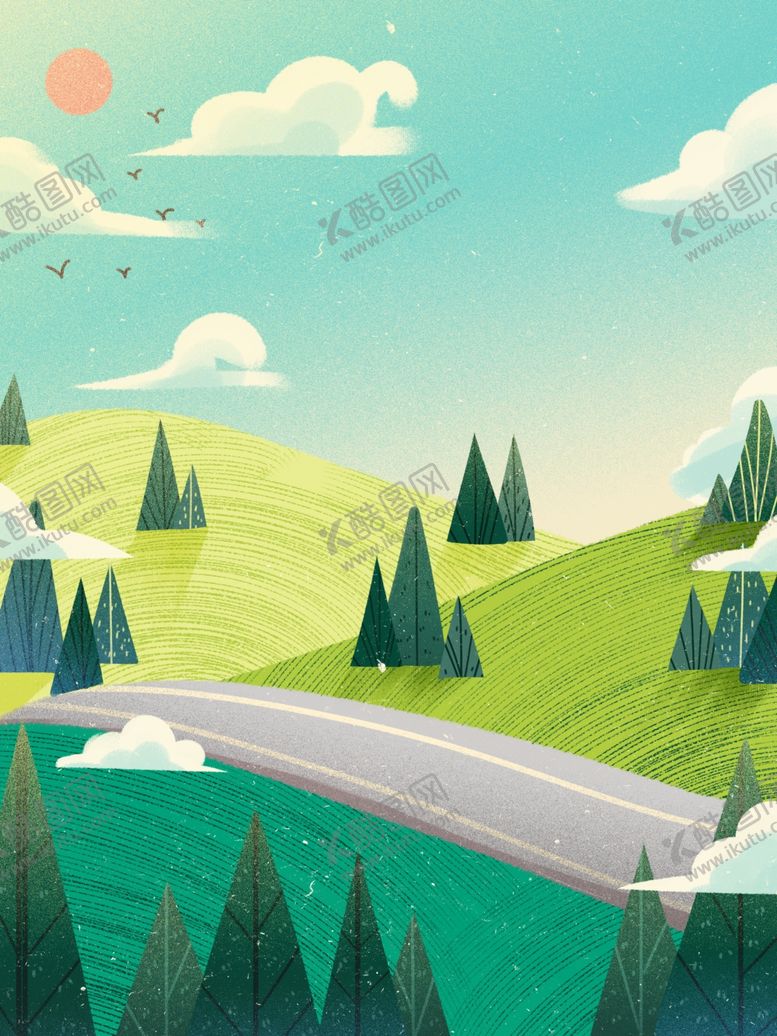 编号：62186009262219042136【酷图网】源文件下载-风景海报