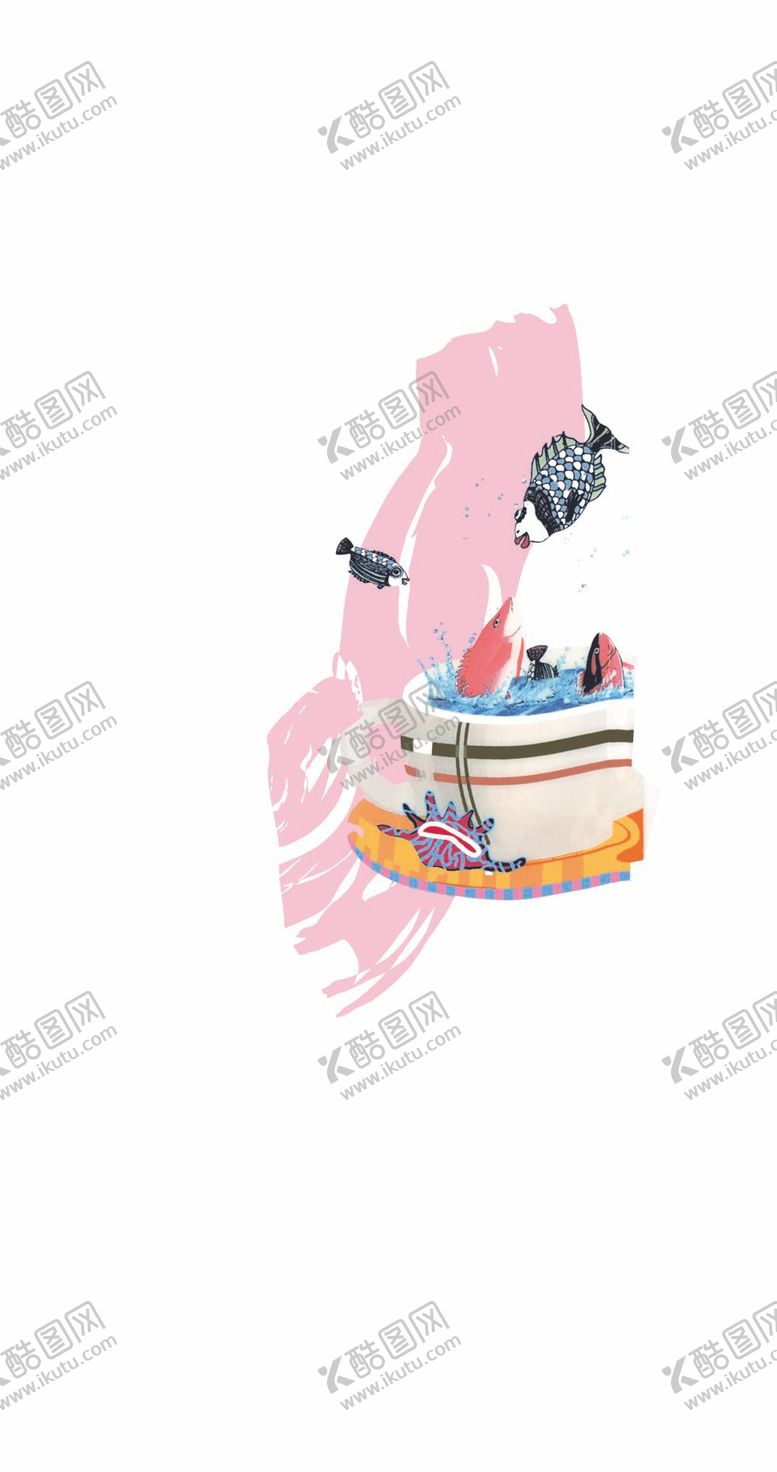 编号：60573109241829029132【酷图网】源文件下载-鱼 杯子