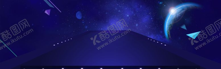 编号：77401811011119509636【酷图网】源文件下载-蓝色科技背景