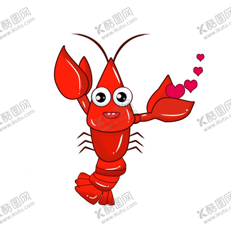编号：47253909250403083997【酷图网】源文件下载-手绘小龙虾