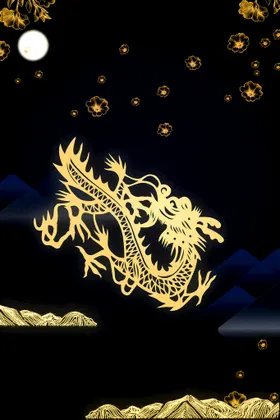 中国风背景传统文化水墨企业舞台