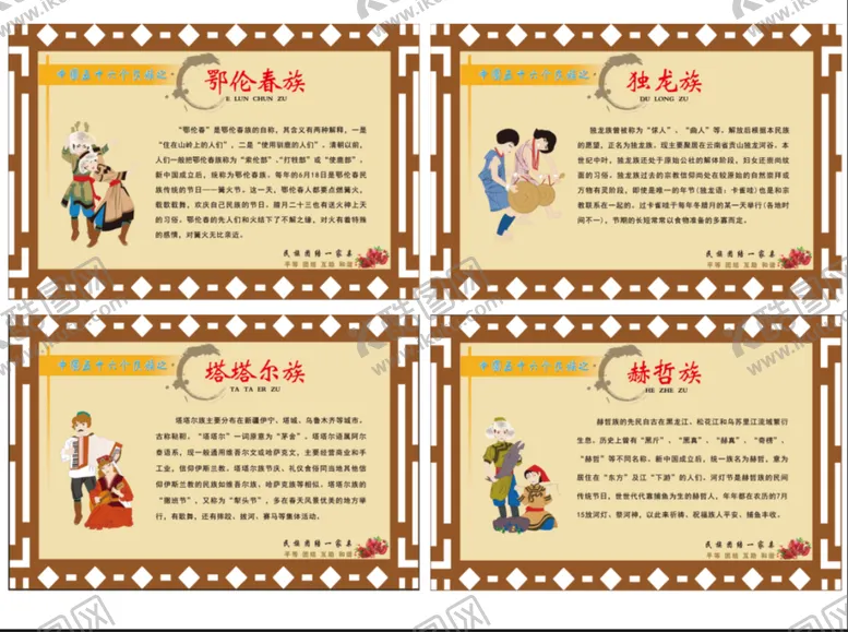 编号：47524612200543483669【酷图网】源文件下载-民族团结展板