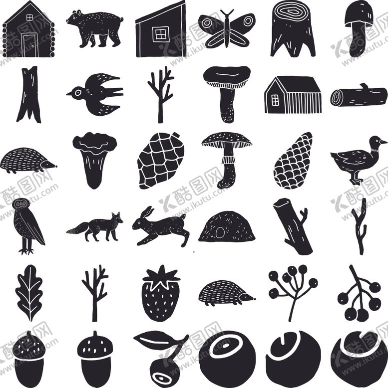 编号：35653910311412581272【酷图网】源文件下载-手绘动物背景