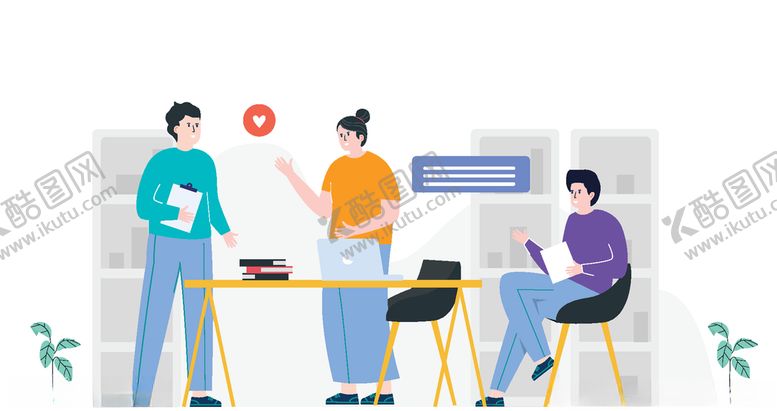 编号：71049010091719341599【酷图网】源文件下载-手绘人物插画