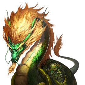 中国风金色龙元素