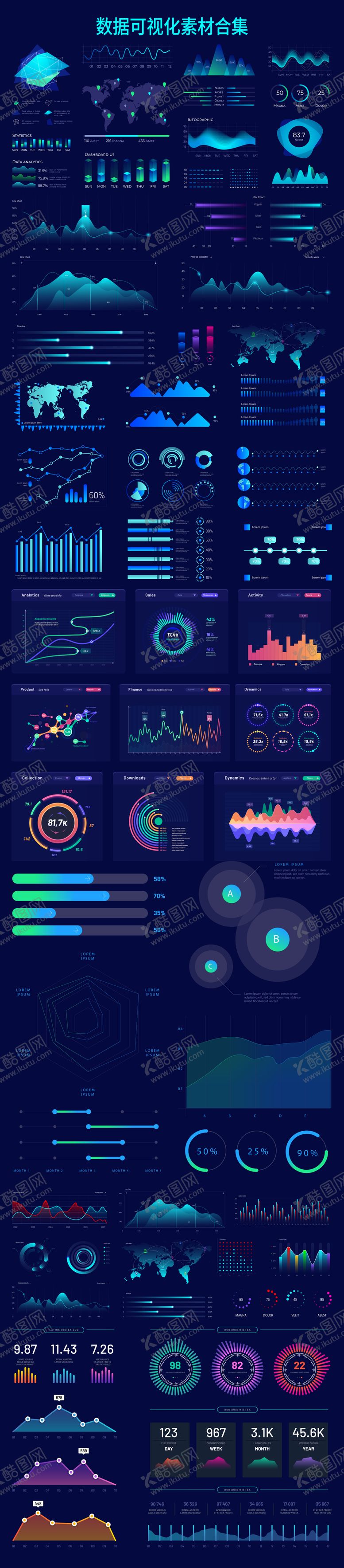 编号：37758201222002536337【酷图网】源文件下载-数据可视化界面 