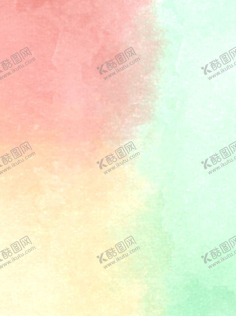 编号：59887405171726328326【酷图网】源文件下载-橘黄绿水彩背景图片