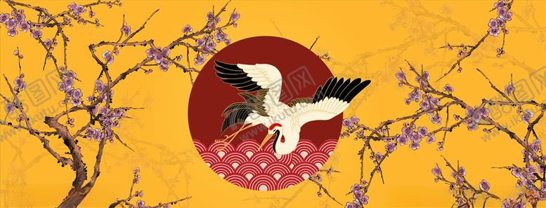 编号：14592604261929265952【酷图网】源文件下载-国潮背景