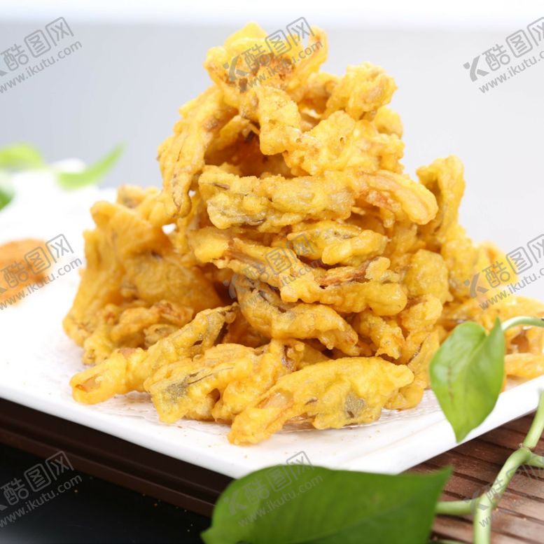 编号：59054810292120009679【酷图网】源文件下载-干炸蘑菇 干炸肉段