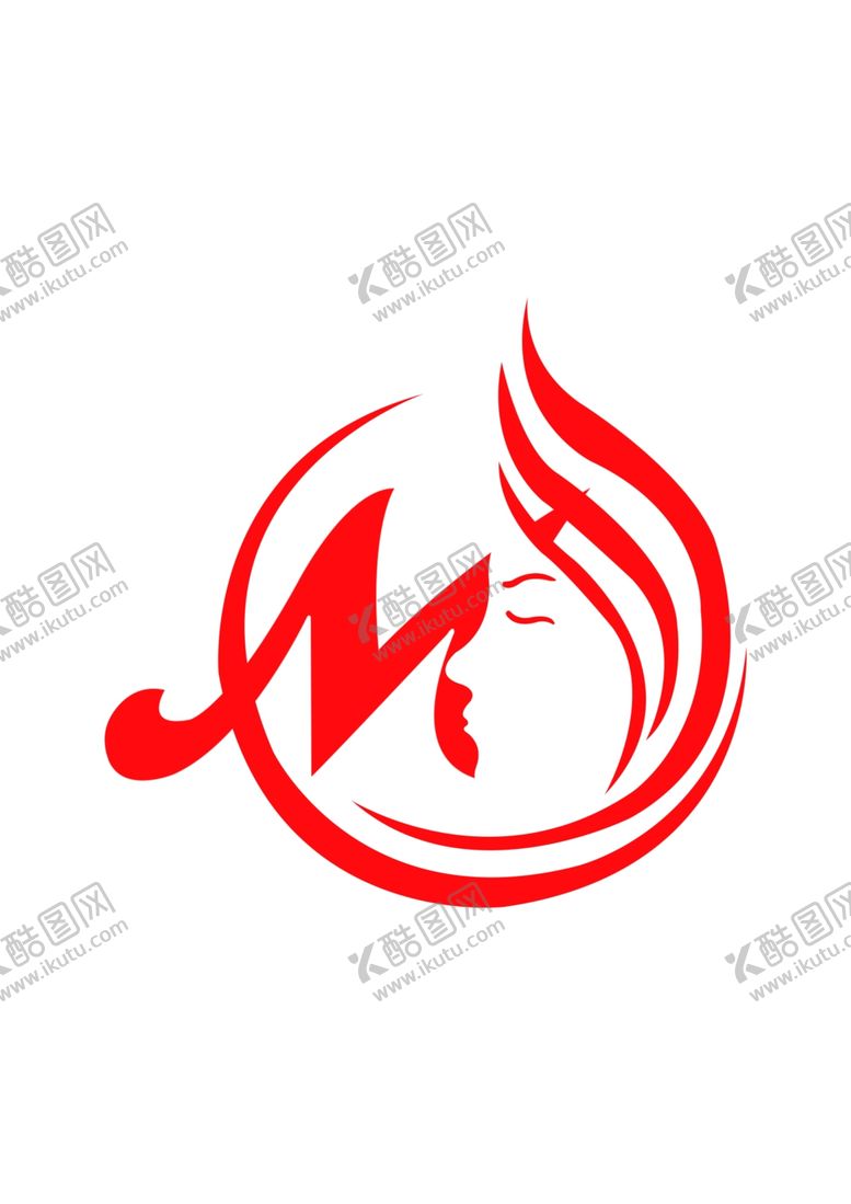 编号：37568707060657259138【酷图网】源文件下载-美发LOGO