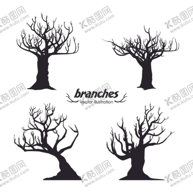 编号：89441709201112484138【酷图网】源文件下载-树木剪影