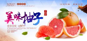 清新柚子宣传海报
