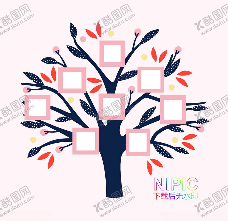 编号：90451804112331571297【酷图网】源文件下载-小树照片墙