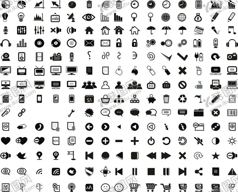 编号：18755109211743167804【酷图网】源文件下载-画册常用图标