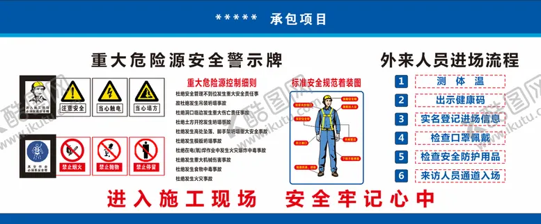 编号：23884310271753239871【酷图网】源文件下载-施工警示牌
