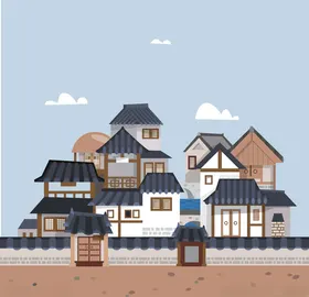 卡通建筑