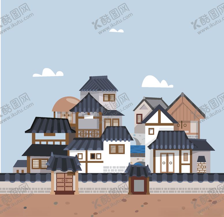 编号：71854410031631458512【酷图网】源文件下载-卡通建筑