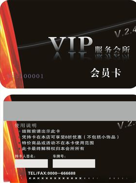 黑色贵宾卡