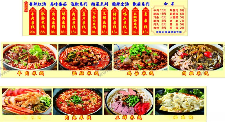 编号：44494802182141475912【酷图网】源文件下载-面米线灯箱