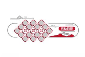 活动掠影形象墙