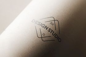 样机炫酷展示标识击凸立体字