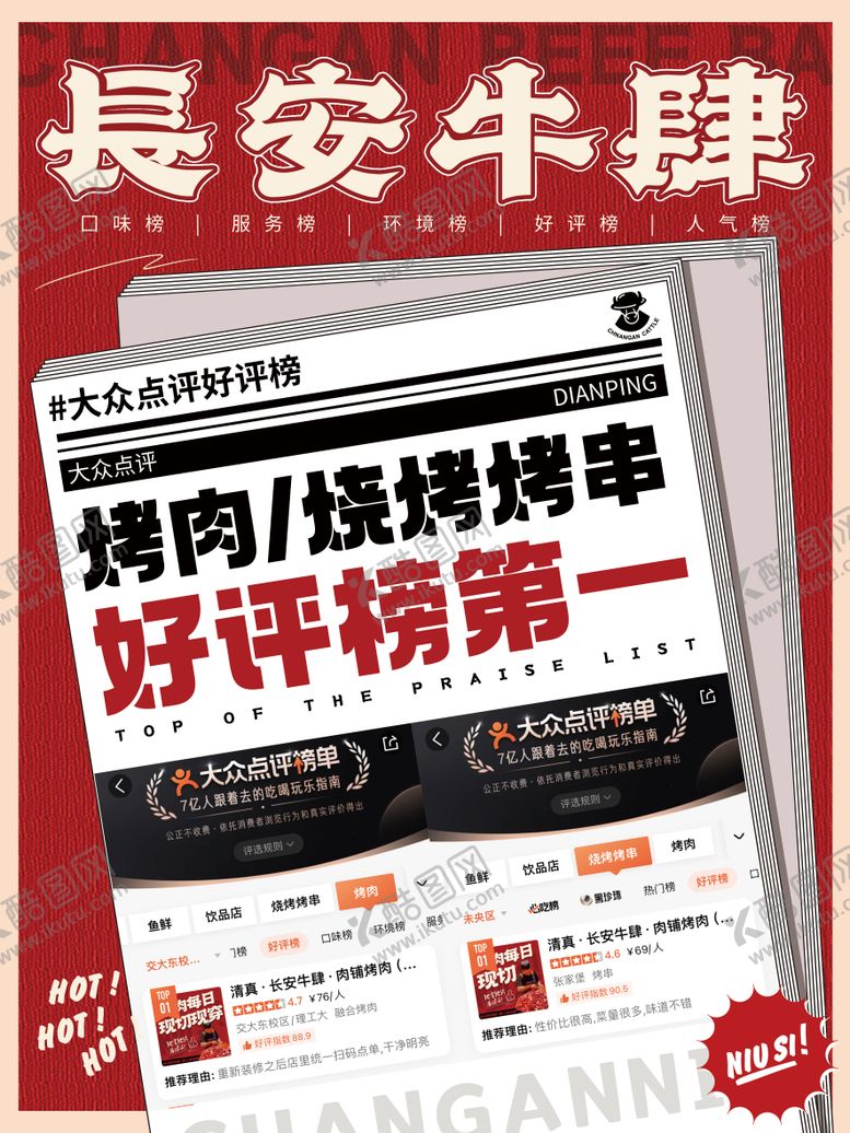 编号：47638811301349468221【酷图网】源文件下载-餐饮海报设计 