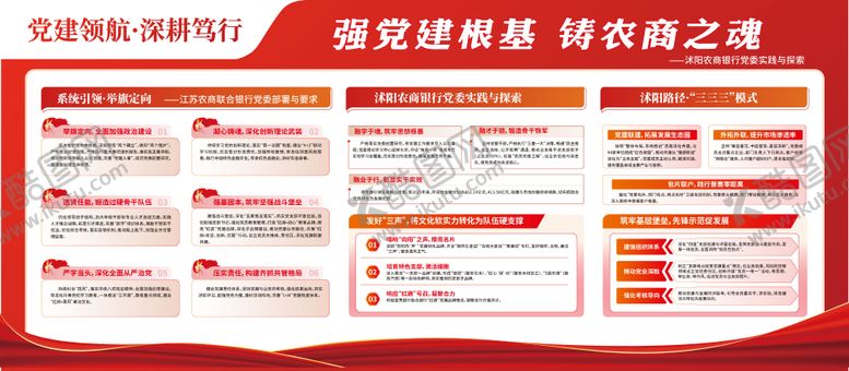 编号：86689904211641207224【酷图网】源文件下载-红色企业宣传栏背景板