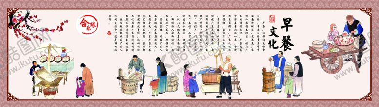 编号：33757407010016422799【酷图网】源文件下载-早餐文化海报