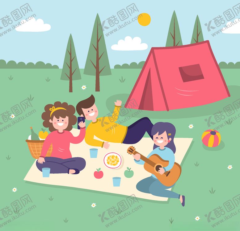 编号：76385005191126447285【酷图网】源文件下载-露营