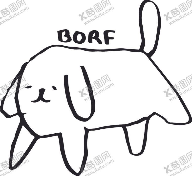 编号：10258510110734292172【酷图网】源文件下载-卡通小狗