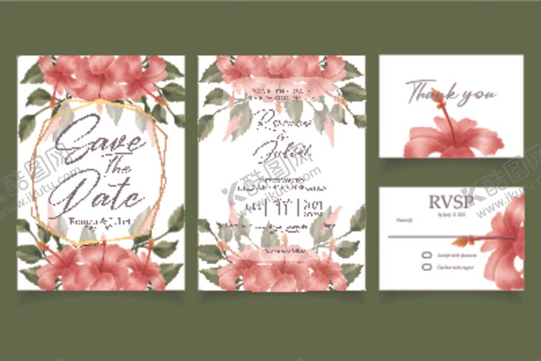 编号：55219710020900035575【酷图网】源文件下载-水彩卡片