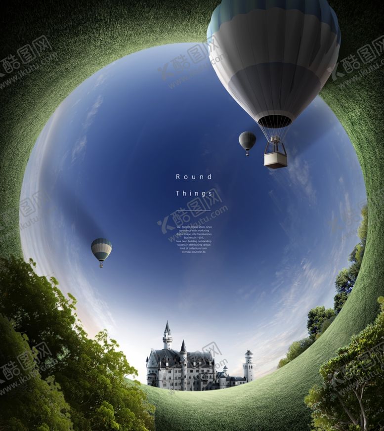 编号：95241010071606537447【酷图网】源文件下载-极坐标效果鱼眼海报图片