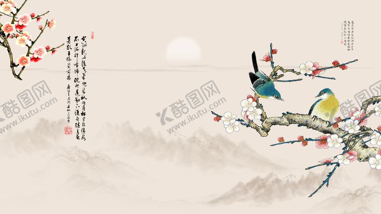 编号：19302709161720449325【酷图网】源文件下载-花鸟图