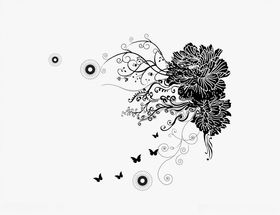 矢量花朵纹理