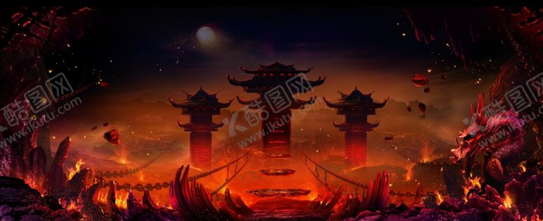 编号：25468806161812081010【酷图网】源文件下载-恶魔魔王城堡