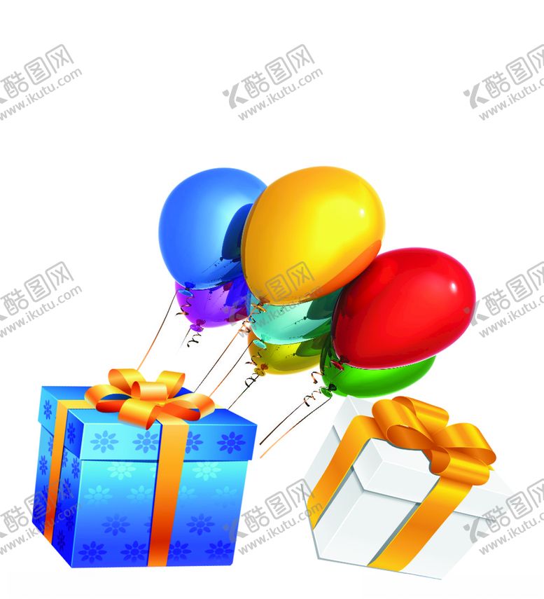 编号：96576610120047213508【酷图网】源文件下载-气球礼盒