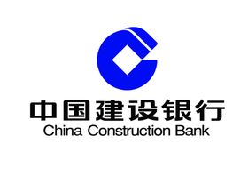 建设银行logo贴图样机