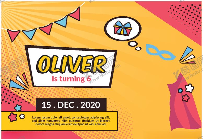 编号：51268009201027317135【酷图网】源文件下载-卡通邀请函