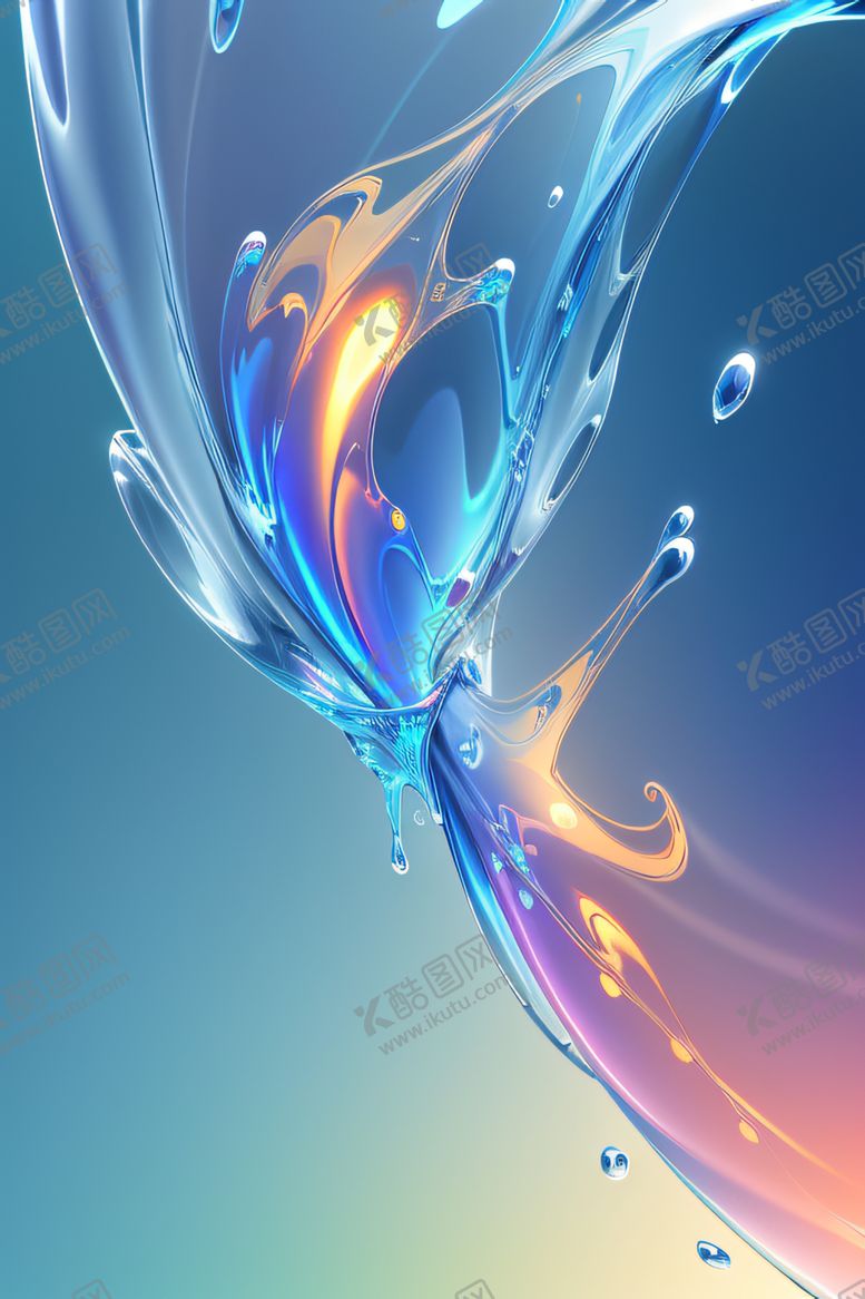 编号：67544002130910138345【酷图网】源文件下载-液态玻璃背景