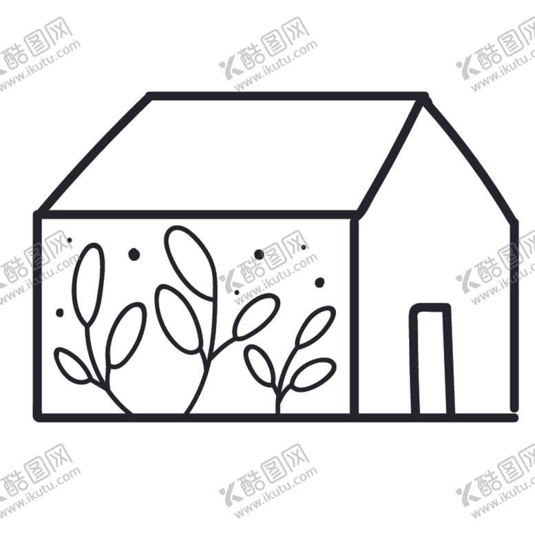 编号：37039109301932145179【酷图网】源文件下载-黑白手绘素材