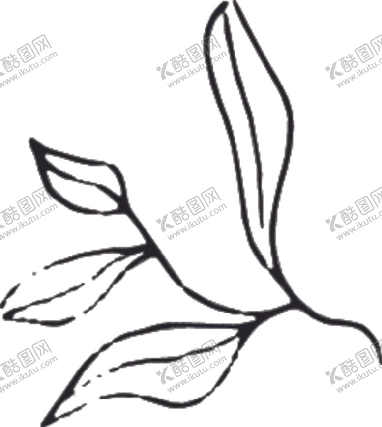 编号：10133409122343227467【酷图网】源文件下载-手绘花卉元素