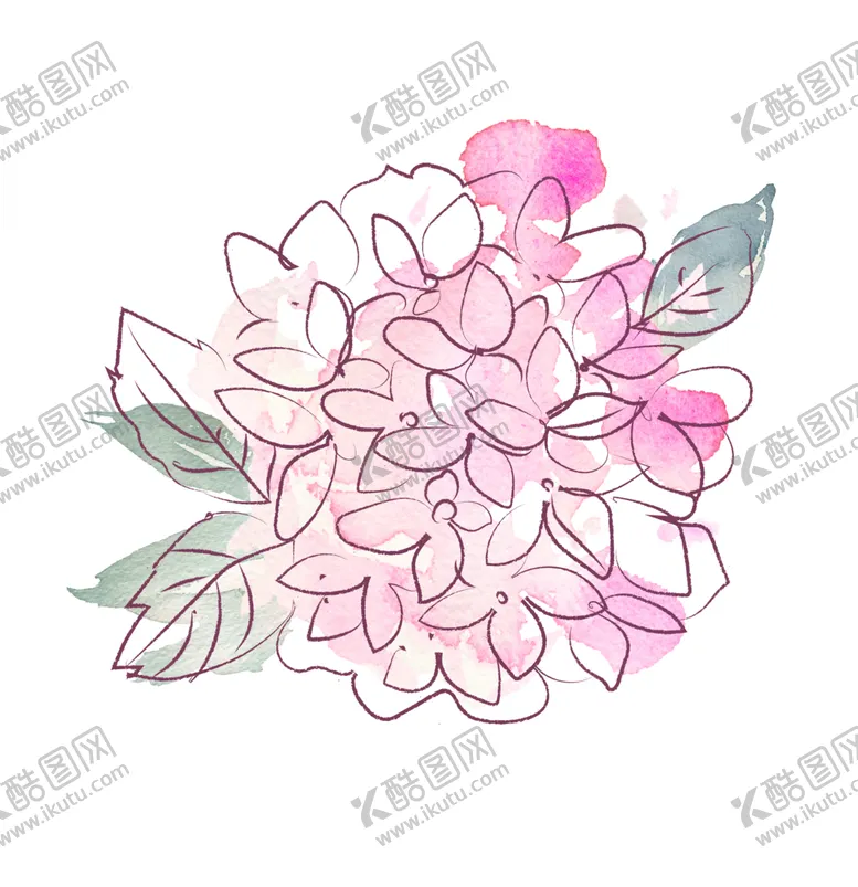 编号：17123406270453102518【酷图网】源文件下载-植物手绘水彩