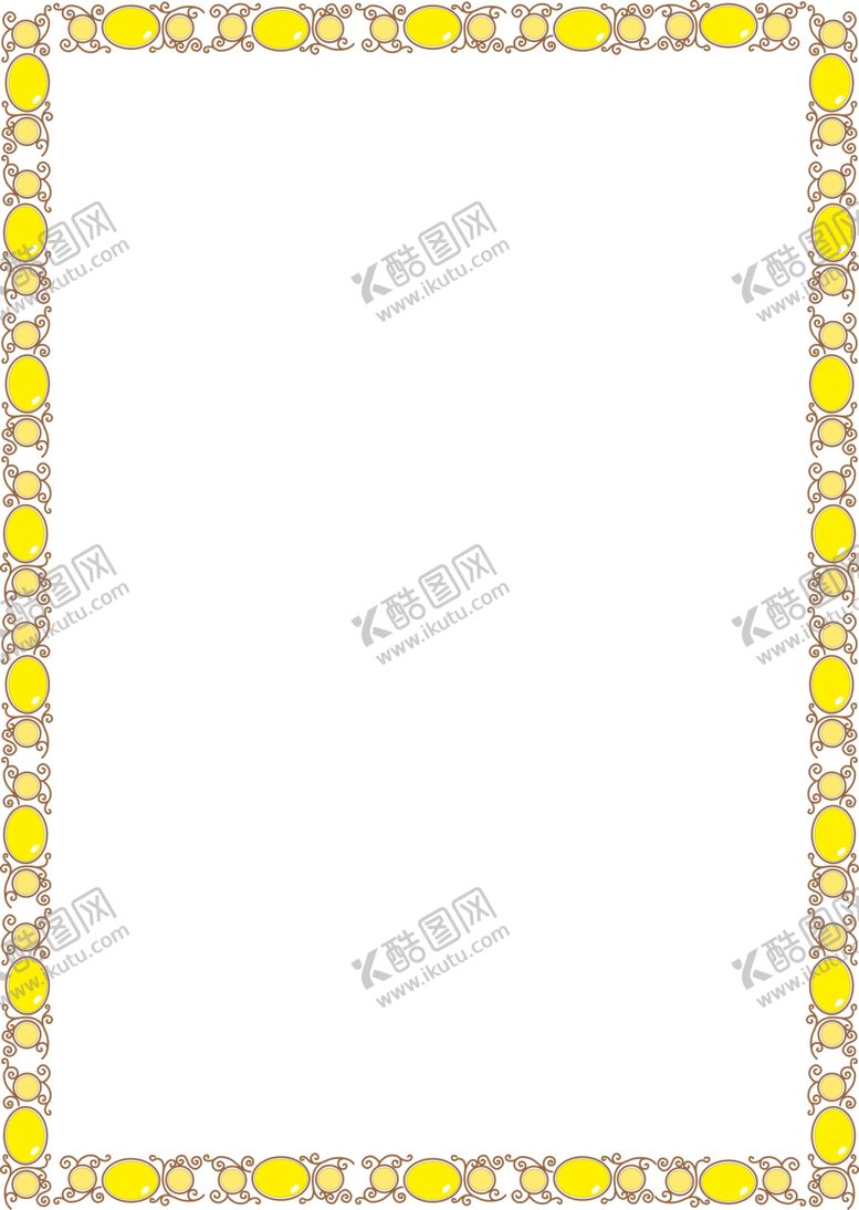 编号：87216203282338203307【酷图网】源文件下载-简约花纹边框
