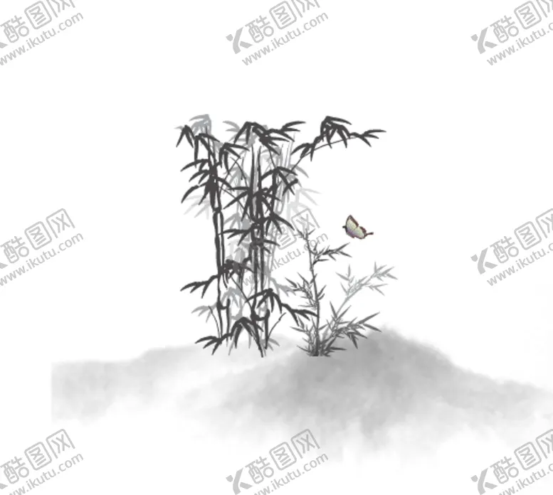 编号：13211006240937412214【酷图网】源文件下载-水墨竹子