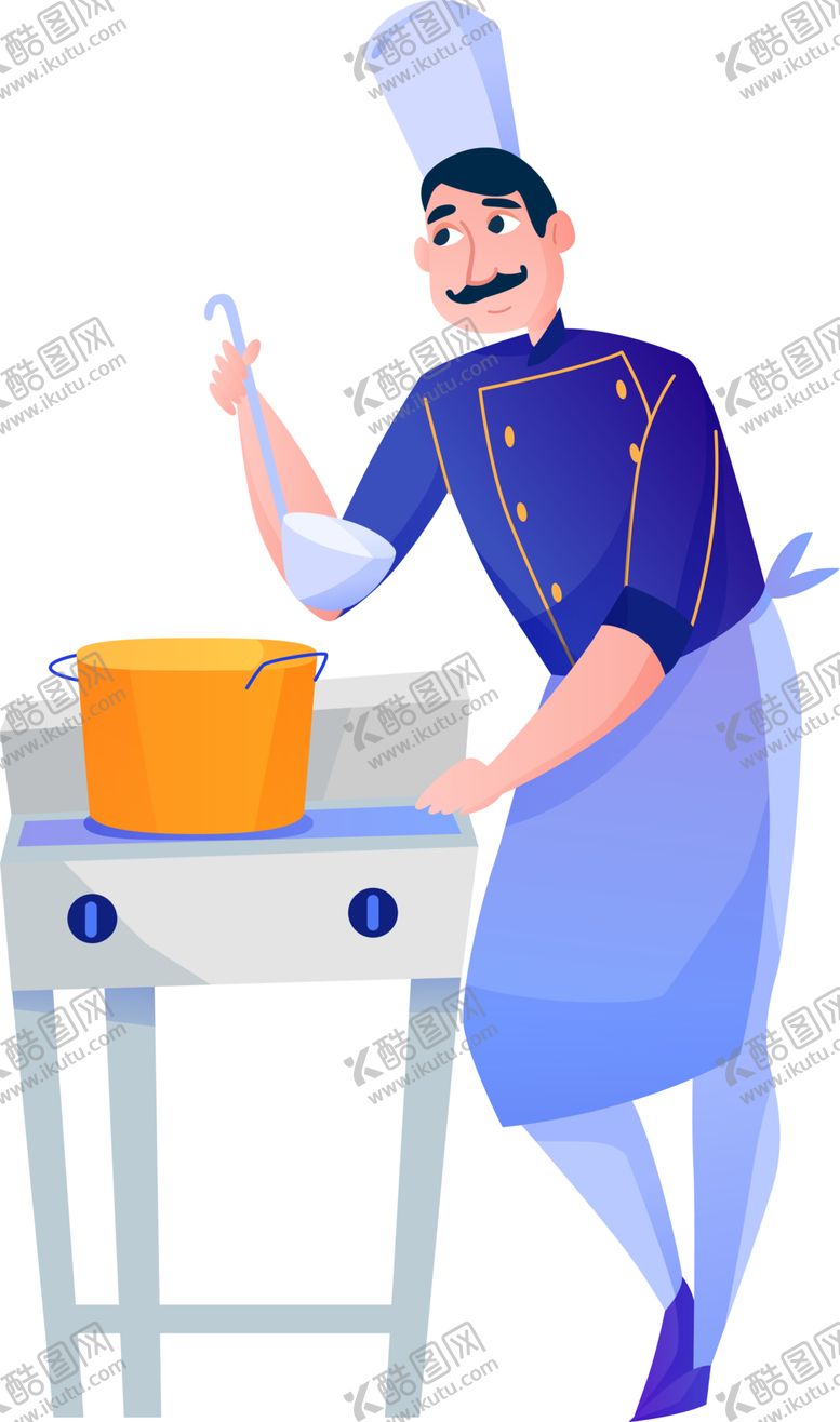 编号：20849001291824592118【酷图网】源文件下载-厨师免抠图