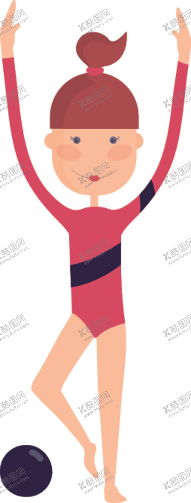 编号：19096210231956204571【酷图网】源文件下载-卡通运动人物